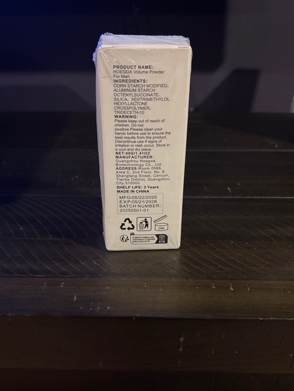 Men Volume Powder — White - Picture 2 of 2
